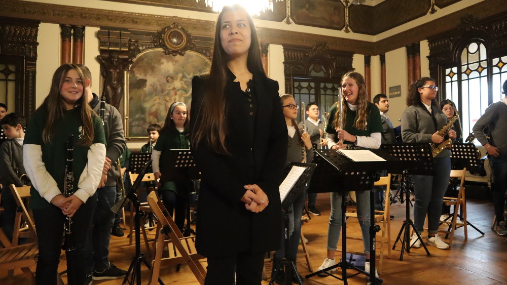 Alunos de Galveias na Casa do Alentejo em Lisboa