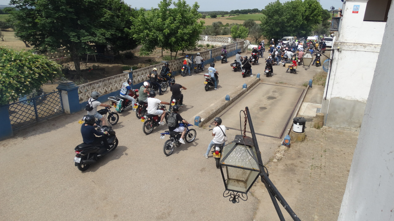 Visita do Clube de Motards 