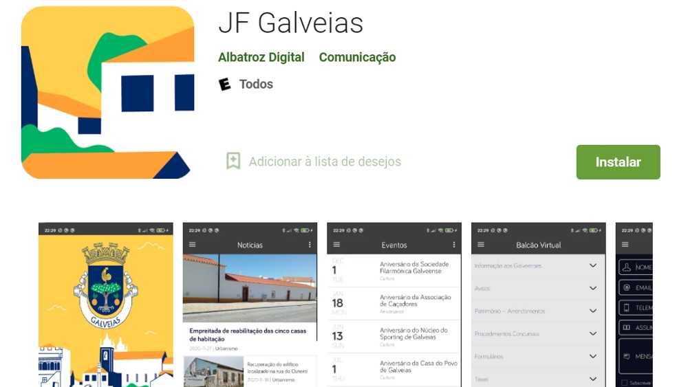JF Galveias lança aplicação móvel disponível para Android e iOS